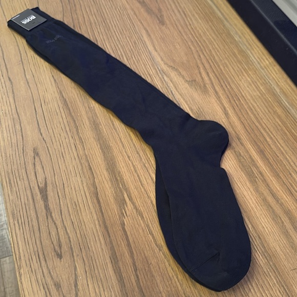 HUGO BOSS Men’s Long Dress Socks NEW With Tag NWT Black - Picture 8 of 10